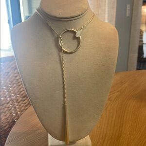 Kendra Scott Elegant Gold Necklace with Tassel